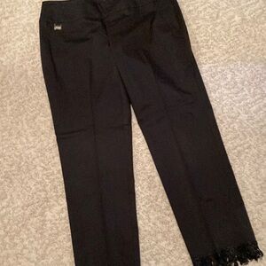 Black pull on pants
